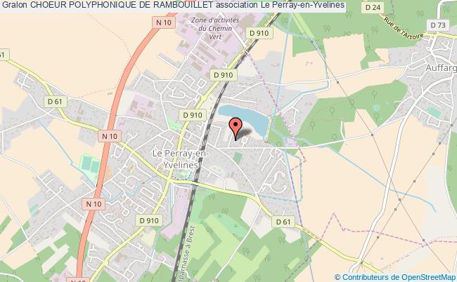 plan association Choeur Polyphonique De Rambouillet Le Perray-en-Yvelines