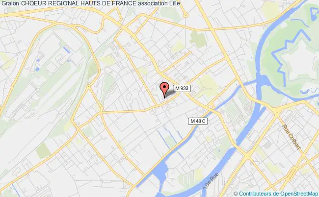 plan association Choeur Regional Hauts De France Lille