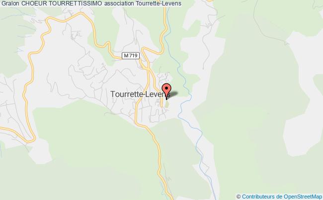 plan association Choeur Tourrettissimo Tourrette-Levens
