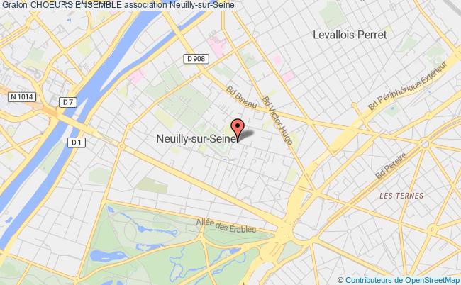 plan association Choeurs Ensemble Neuilly-sur-Seine