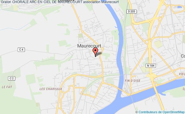 plan association Chorale Arc En Ciel De Maurecourt Maurecourt