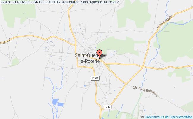 plan association Chorale Canto Quentin Saint-Quentin-la-Poterie
