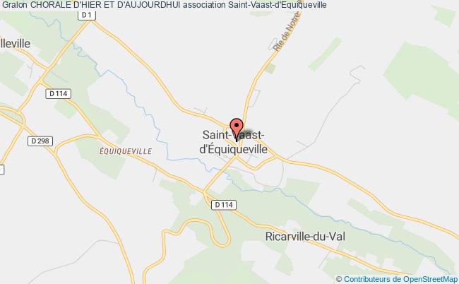 plan association Chorale D'hier Et D'aujourdhui Saint-Vaast-d'Équiqueville