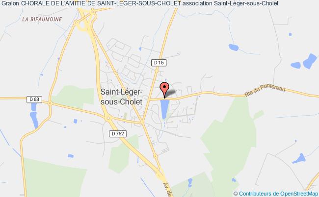 plan association Chorale De L'amitie De Saint-leger-sous-cholet Saint-Léger-sous-Cholet