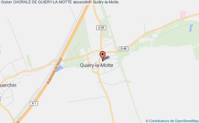 plan association Chorale De Quiery-la-motte Quiéry-la-Motte