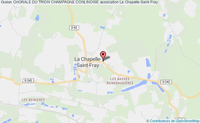 plan association Chorale Du Trion Champagne Conlinoise La Chapelle-Saint-Fray