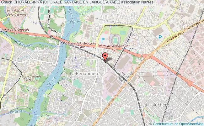plan association Chorale-inna (chorale Nantaise En Langue Arabe) Nantes