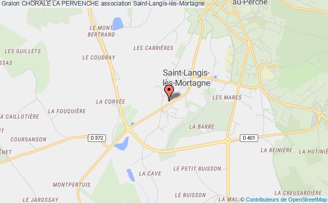 plan association Chorale La Pervenche Saint-Langis-lès-Mortagne
