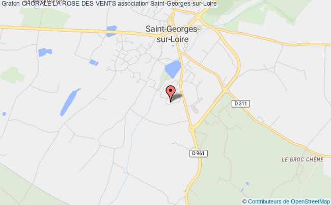 plan association Chorale La Rose Des Vents Saint-Georges-sur-Loire