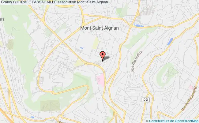 plan association Chorale Passacaille Mont-Saint-Aignan