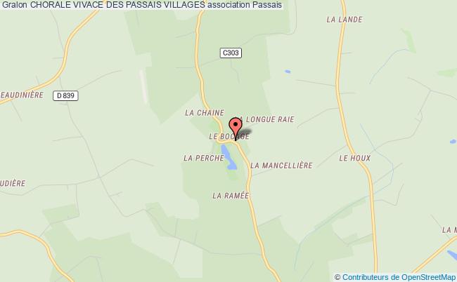 plan association Chorale Vivace Des Passais Villages Passais Villages