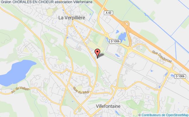 plan association Chorales En Choeur Villefontaine