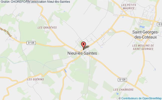plan association Choreform Nieul-lès-Saintes
