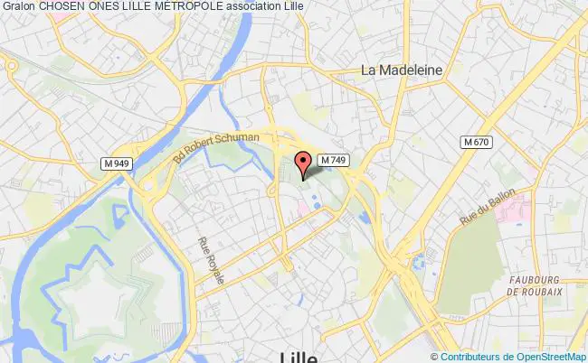plan association Chosen Ones Lille MÉtropole Lille