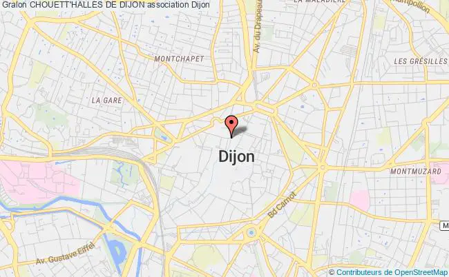 plan association Chouett'halles De Dijon Dijon