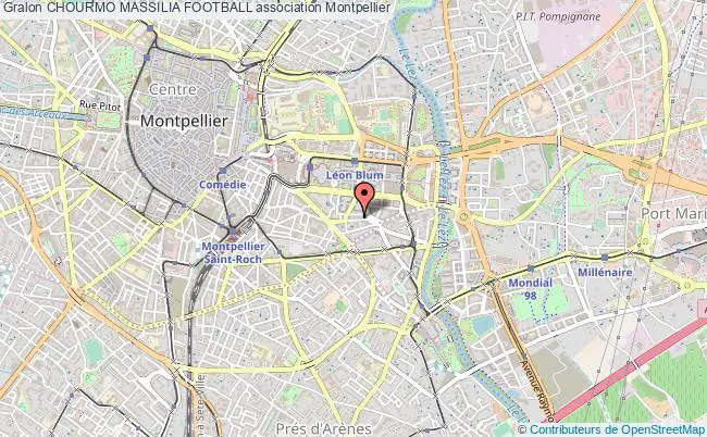 plan association Chourmo Massilia Football Montpellier