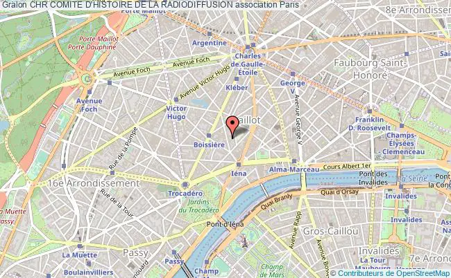 plan association Chr Comite D'histoire De La Radiodiffusion Paris