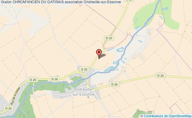plan association Chrom'ancien Du Gatinais Ondreville-sur-Essonne