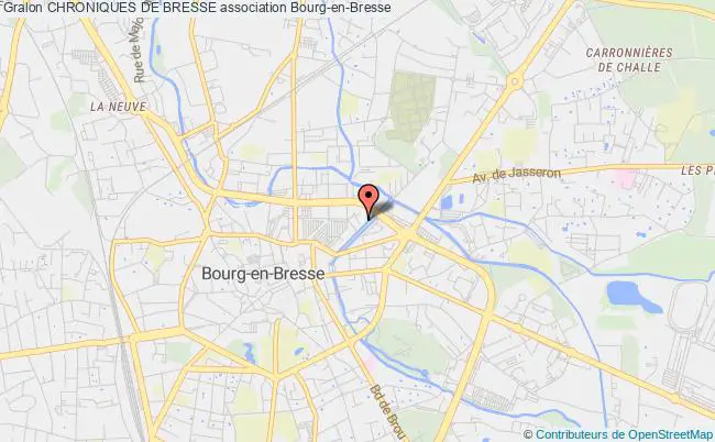 plan association Chroniques De Bresse Bourg-en-Bresse