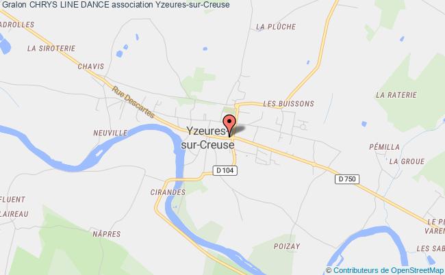 plan association Chrys Line Dance Yzeures-sur-Creuse