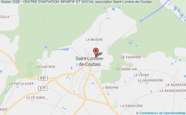 plan association Ci2s - Centre D'initiation Sportif Et Social Saint-Lumine-de-Coutais