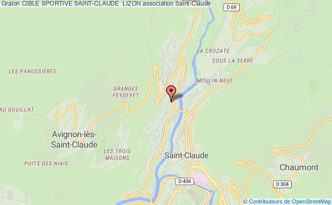 plan association Cible Sportive Saint-claude  Lizon Saint-Claude