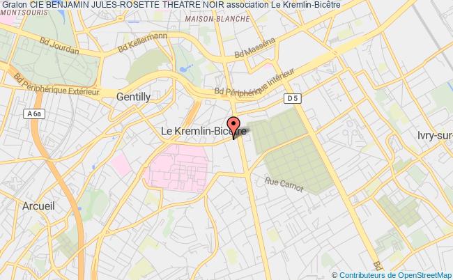 plan association Cie Benjamin Jules-rosette Theatre Noir Le    Kremlin-Bicêtre