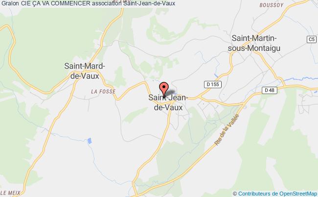 plan association Cie Ça Va Commencer Saint-Jean-de-Vaux