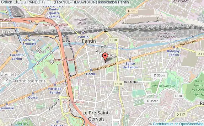plan association Cie Du Pandor / F.f. (france-filmavision) Pantin