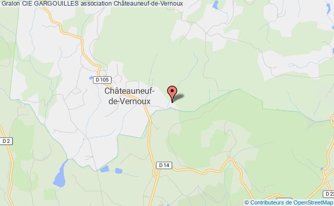 plan association Cie Gargouilles Châteauneuf-de-Vernoux