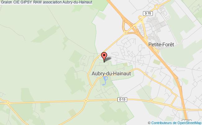plan association Cie Gipsy Raw Aubry-du-Hainaut