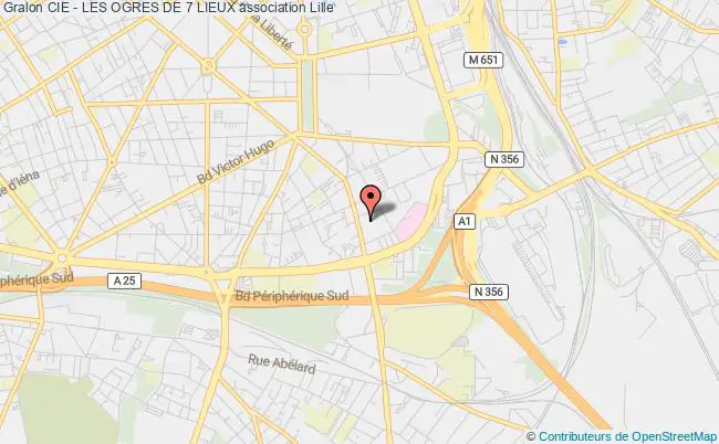 plan association Cie - Les Ogres De 7 Lieux Lille