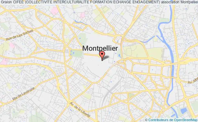 plan association Cifee (collectivite Interculturalite Formation Echange Engagement) Montpellier