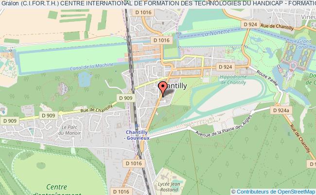 plan association (c.i.for.t.h.) Centre International De Formation Des Technologies Du Handicap - Formation Au Concept Handiservice Chantilly
