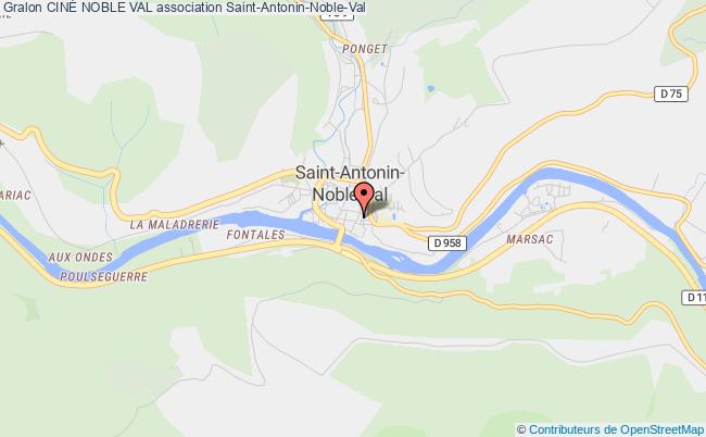 plan association CinÉ Noble Val Saint-Antonin-Noble-Val