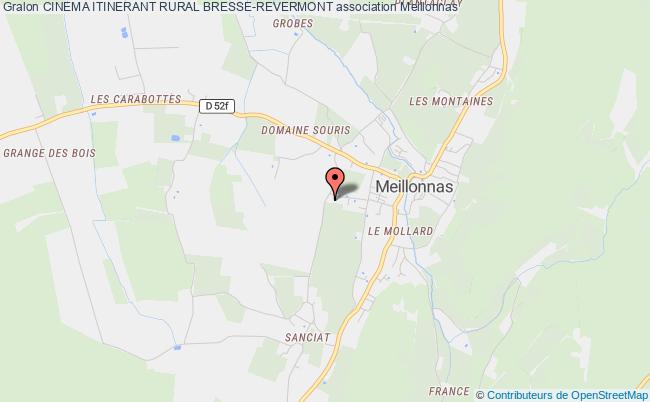 plan association Cinema Itinerant Rural Bresse-revermont Meillonnas