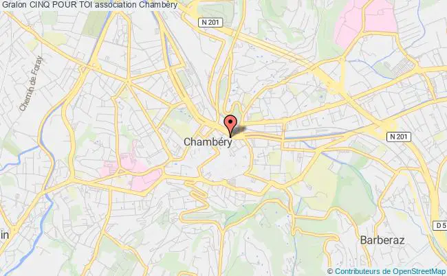 plan association Cinq Pour Toi Chambéry