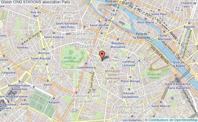 plan association Cinq Stations Paris