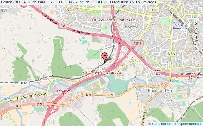 plan association Ciq La Constance - Le Defens - L?'ensoleillÉe Aix-en-Provence