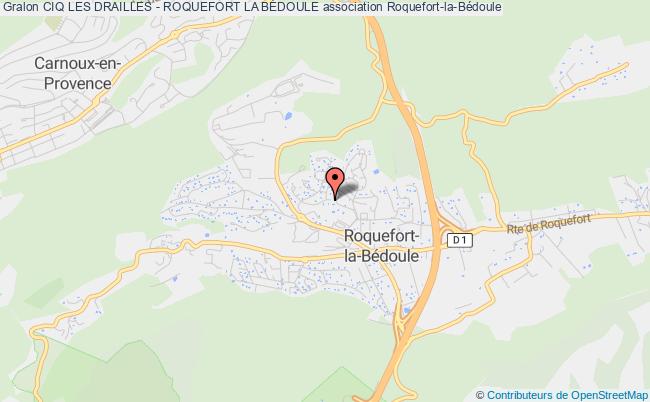 plan association Ciq Les Drailles - Roquefort La BÉdoule Roquefort-la-Bédoule