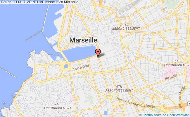plan association C.i.q. Rive-neuve Marseille