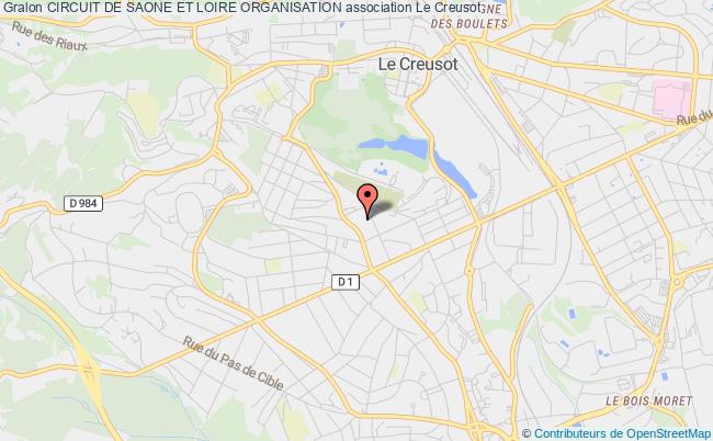 plan association Circuit De Saone Et Loire Organisation Le    Creusot
