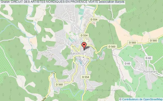 plan association Circuit Des Artistes Nordiques En Provence Verte Barjols