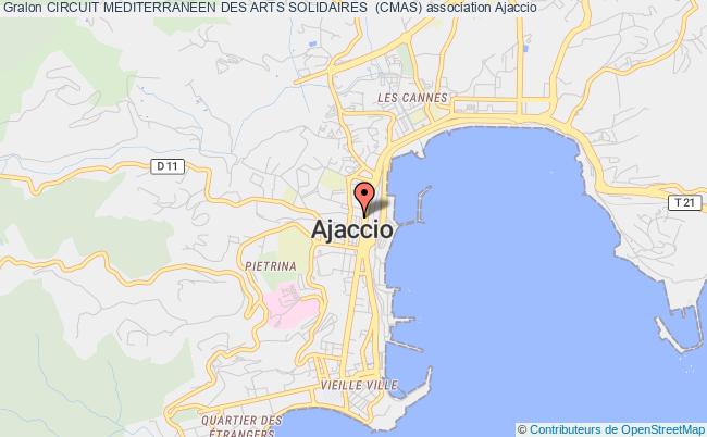 plan association Circuit Mediterraneen Des Arts Solidaires  (cmas) Ajaccio