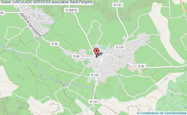 plan association Circulade Services Saint-Pargoire