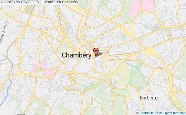 plan association Cisv Savoie - Vie Chambéry