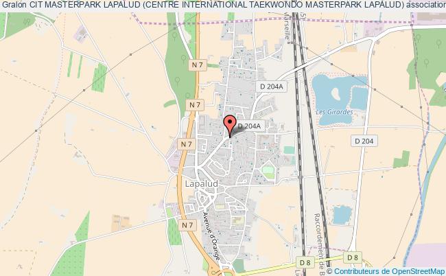 plan association Cit Masterpark Lapalud (centre International Taekwondo Masterpark Lapalud) Lapalud