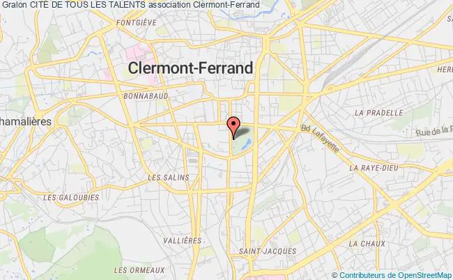 plan association CitÉ De Tous Les Talents Clermont-Ferrand