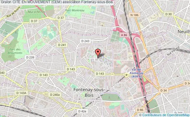 plan association Cite En Mouvement (cem) Fontenay-sous-Bois