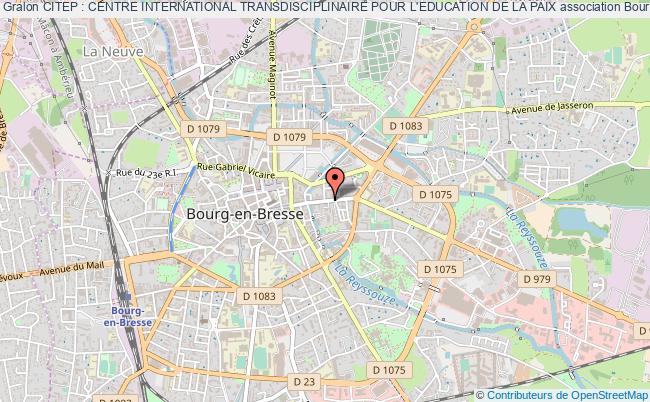 plan association Citep : Centre International Transdisciplinaire Pour L'education De La Paix Bourg-en-Bresse
